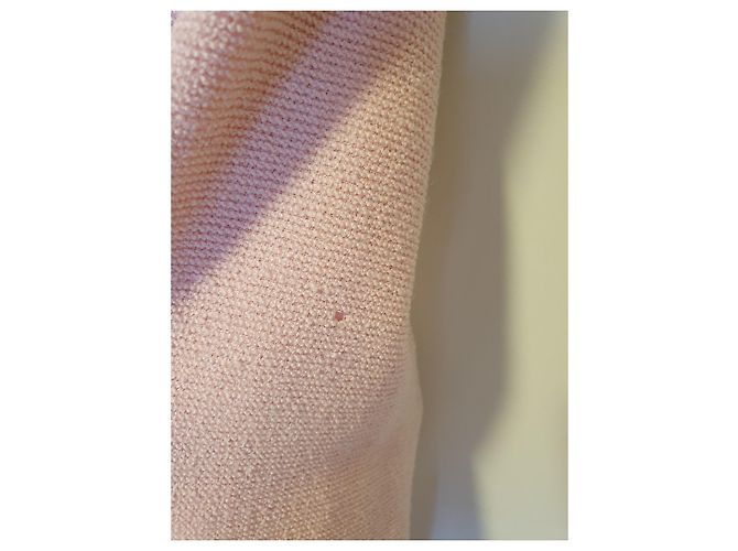 Chanel Rockanzug Rosa Wolle Größe 42 Pink - Ansicht 4