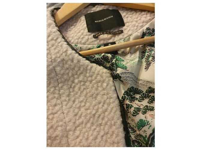 Maison Scotch Wolljacke mit Lederbesatz - Ansicht 9