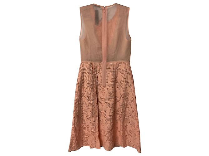 Vestido Tibi Coral Plisado - vista 7