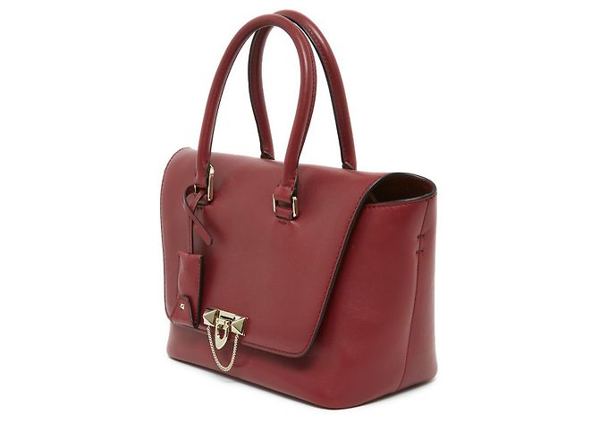 Valentino CINTA DE COURO VERMELHO DE ROCKSTUD - vista 3