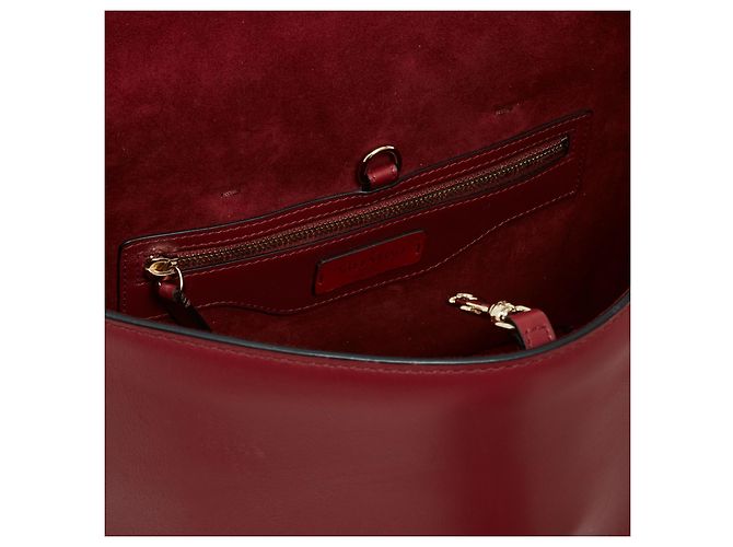 Valentino CINTA DE COURO VERMELHO DE ROCKSTUD - vista 5
