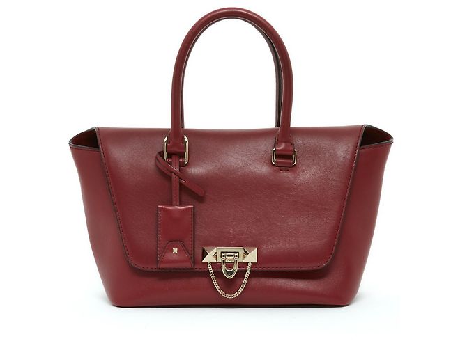 Valentino CINTA DE COURO VERMELHO DE ROCKSTUD - vista 7