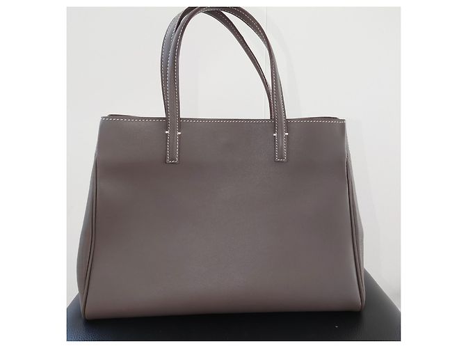 Just Campagne COMFORT 1 plus Borsa a mano in pelle taupe - vista 2