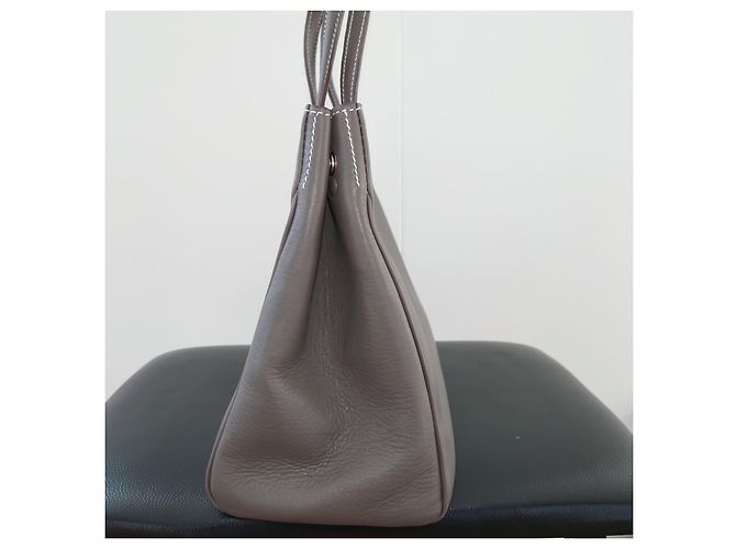 Just Campagne COMFORT 1 plus Borsa a mano in pelle taupe - vista 3