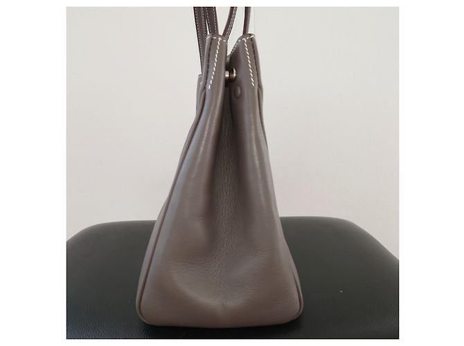 Just Campagne COMFORT 1 plus Borsa a mano in pelle taupe - vista 4