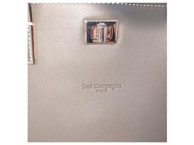 Just Campagne COMFORT 1 plus Borsa a mano in pelle taupe - vista 7