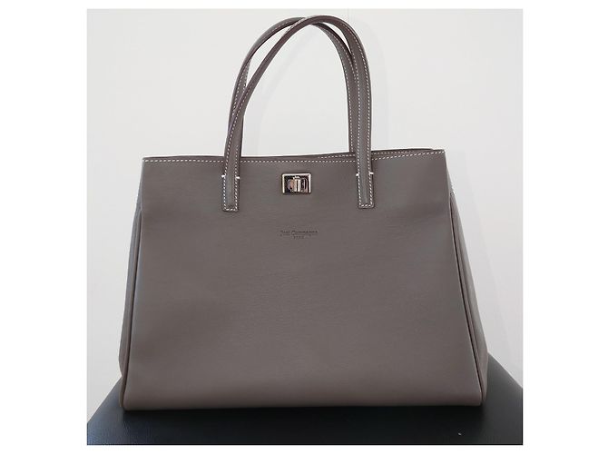 Just Campagne COMFORT 1 plus Borsa a mano in pelle taupe - vista 9
