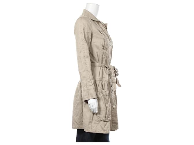 Trench Marc Jacobs Beige in Cotone M - vista 3