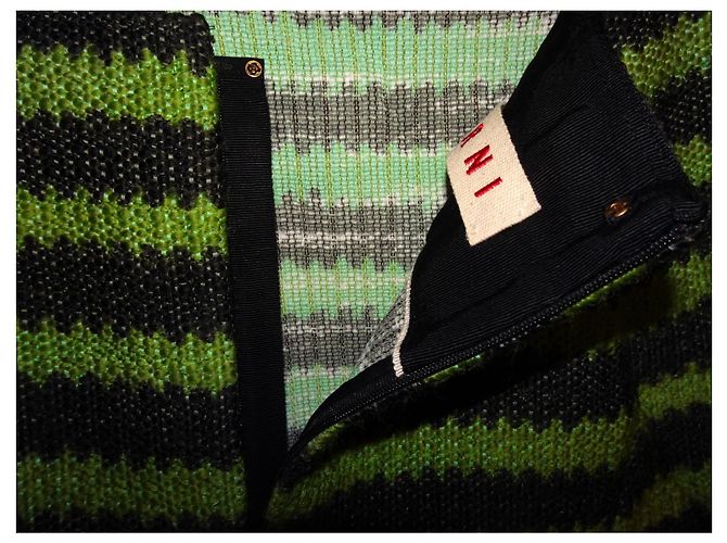 FALDA MARNI DE MEZCLA DE LANA Multicolor - vista 2