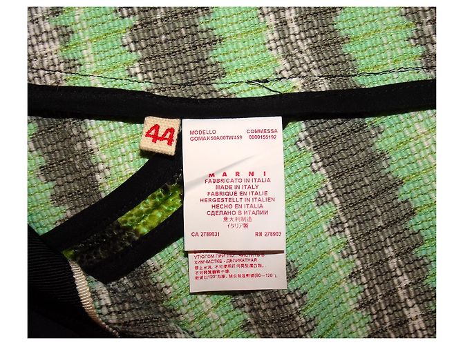 FALDA MARNI DE MEZCLA DE LANA Multicolor - vista 4