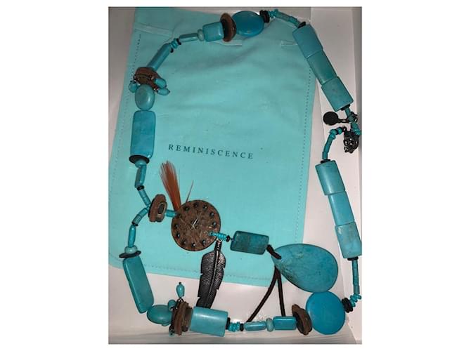 Collana lunga Reminiscence turchese - vista 4
