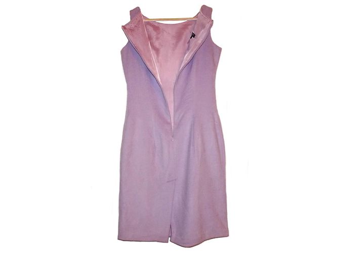 BURBERRY ABITO IN CASHMERE E ANGORA Lavanda - vista 2