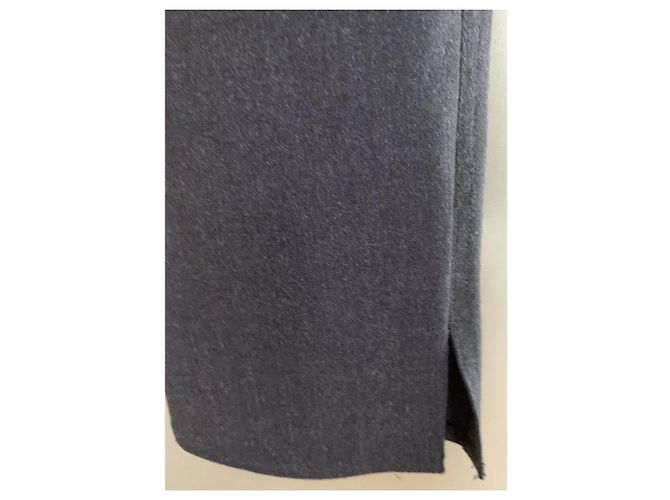 Chanel Hose aus Wolle gerade schwarz anthrazit - Ansicht 4