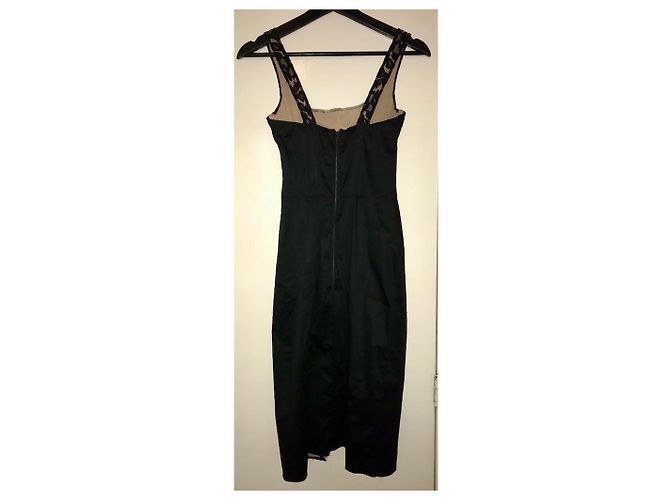 Agent Provocateur Willow Cocktailkleid aus schwarzer Spitze Größe 3 - Ansicht 2