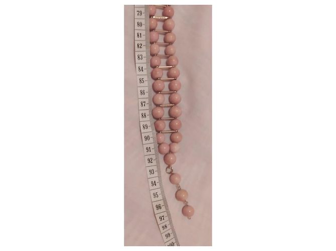 Chanel Keramikperlen Gürtel Koralle Pink - Ansicht 5