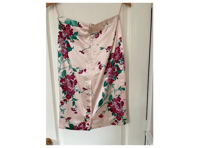 Falda lápiz floral Dolce & Gabbana de viscosa Talla 40 Multicolor - vista 2