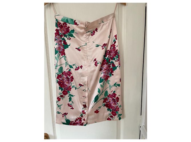 Falda lápiz floral Dolce & Gabbana de viscosa Talla 40 Multicolor - vista 3