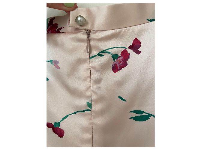 Falda lápiz floral Dolce & Gabbana de viscosa Talla 40 Multicolor - vista 4