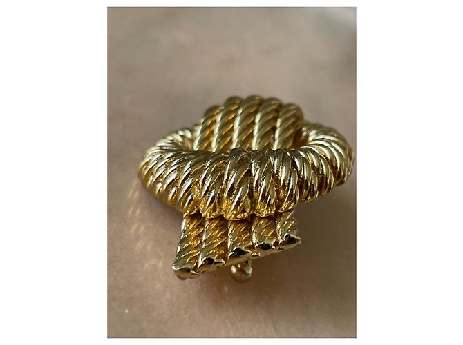 Spilla Balenciaga in metallo dorato D'oro - vista 4