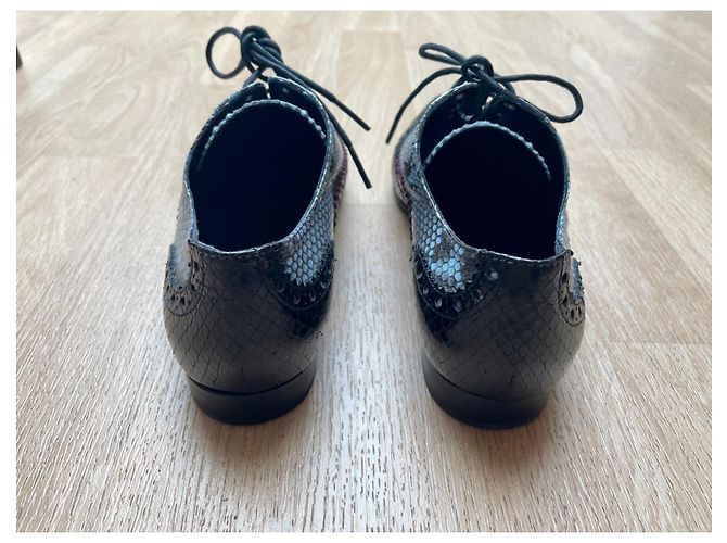 Gucci Gia Schnürschuhe aus Pythonleder 35.5 Mehrfarben - Ansicht 2