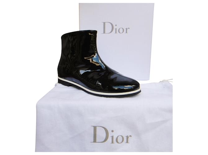 Botines Dior p 35 Negro - vista 2