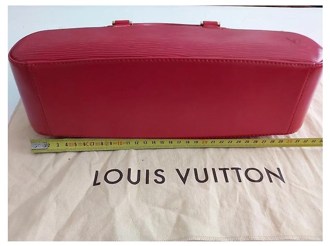 Borsa a mano Louis Vuitton Jasmine in pelle rossa Rosso D'oro - vista 2