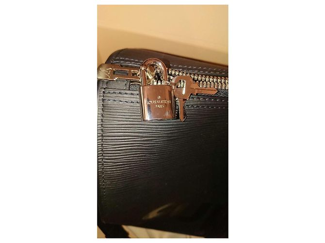 Keepall Supremo louis vuitton 55 Keepal Nero - vista 2