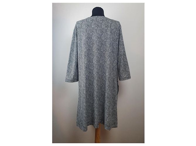 Vestido Marimekko Meitin Negro Blanco Algodón - vista 5