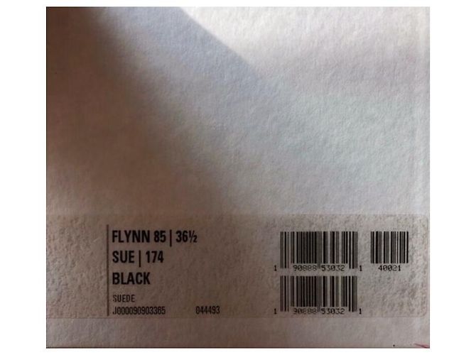 Zapatos de salón Jimmy Choo Flynn 85 de ante negro con punta abierta - vista 4