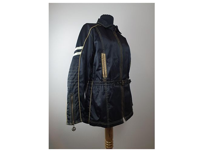 Giacca Moschino Jeans blu navy cotone - vista 2