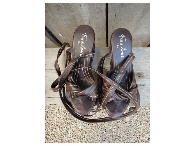 Sandali Free Lance p 36 Marrone scuro - vista 2