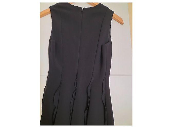 Autre Marque Schwarzes Viscose Kleid Größe 34 - Ansicht 2