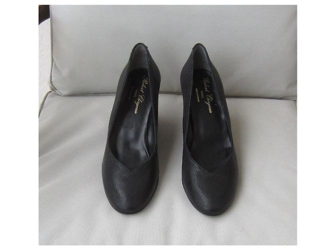 Robert Clergerie Pumps Schwarz Ponyhaar 37 - Ansicht 2