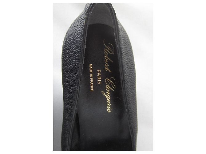 Robert Clergerie Pumps Schwarz Ponyhaar 37 - Ansicht 6