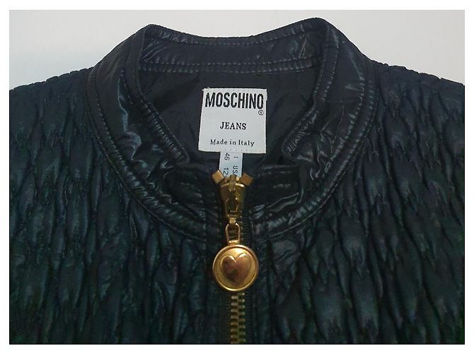 Colete Moschino preto - vista 2