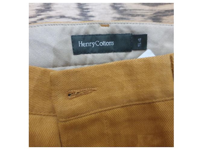 Henry Cotton's yellow trousers Mustard - view 9