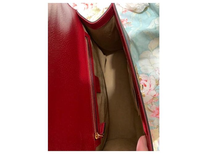 Padlock Clutch Gucci Tian Lucchetto in tela GG Supreme - vista 6