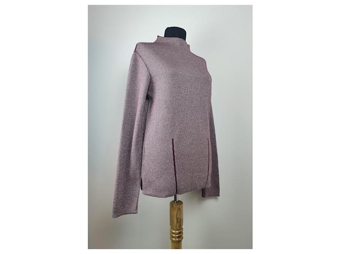 Dagmar Pullover Lila Metallic Glitzer - Ansicht 2