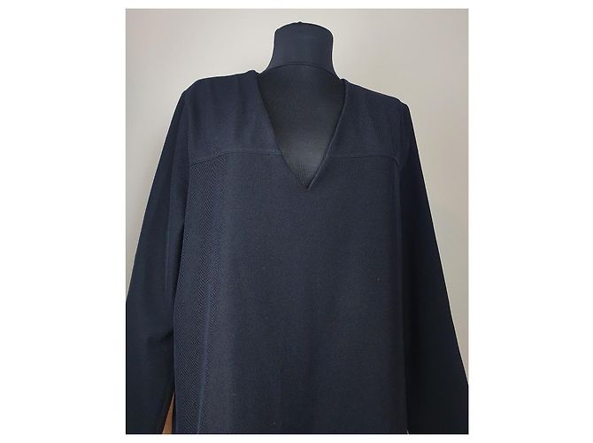 Filippa K Tunika Twill Kleid Marineblau M - Ansicht 2