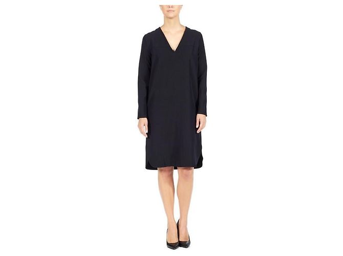 Filippa K Tunika Twill Kleid Marineblau M - Ansicht 6