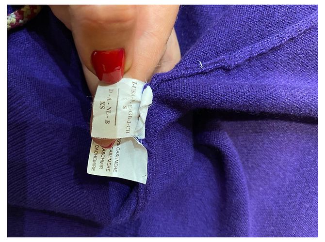 Brunello Cucinelli Cardigan aus Kaschmir in Lila - Ansicht 5