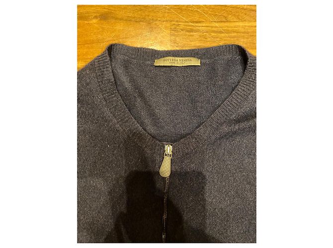 Bottega Veneta Strickjacke aus Kaschmir Navy Blau Marineblau - Ansicht 4