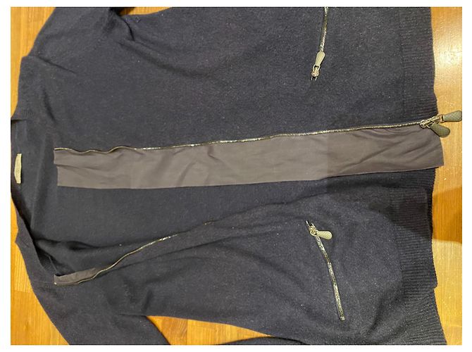 Bottega Veneta Strickjacke aus Kaschmir Navy Blau Marineblau - Ansicht 6