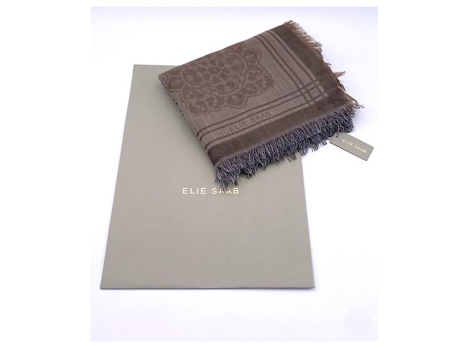Scialle Jacquard Elie Saab - vista 11