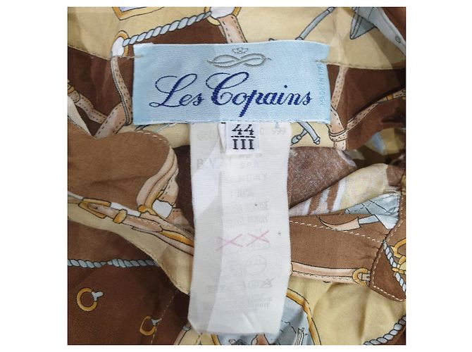 Vintage Les Copains camicia blouson barocca Multicolore - vista 6