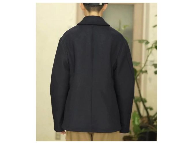 Acne Studios wool coat Blue Navy blue Dark blue - view 2