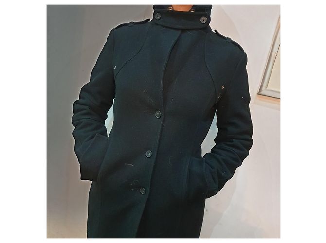 Costume National Traje nacional abrigo negro - vista 16