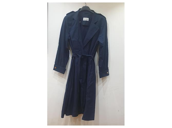 Gabardina de algodón azul Herno Azul oscuro - vista 2