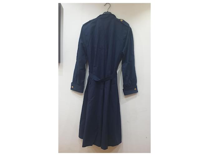 Gabardina de algodón azul Herno Azul oscuro - vista 3