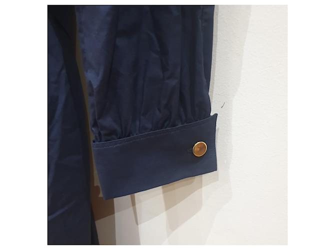 Gabardina de algodón azul Herno Azul oscuro - vista 8